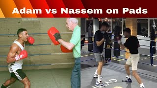 Aadam vs Naseem on the Pads [upl. by Arret]