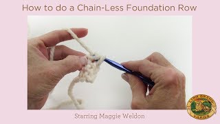 How to Do a ChainLess Foundation Row [upl. by Berthe]