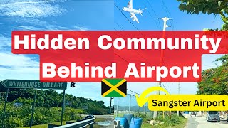 Hidden Community behind the Airport in Montego Bay Jamaica 🇯🇲 [upl. by Ivana458]