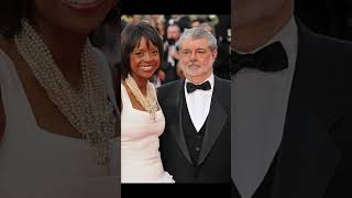 George Lucas and Mellody Hobsons beautiful family ❤❤❤ celebrity love family shorts [upl. by Gahl]