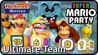 Super Mario Party Domino Ruins Treasure Hunt Ultimate Team 2 Players Master 20 turns [upl. by Normak]