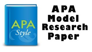 APA Model Research Paper Review [upl. by Lebana]