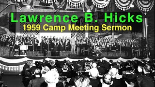 Camp Meeting Service Lawrence B Hicks 1959 [upl. by Attiuqihc]