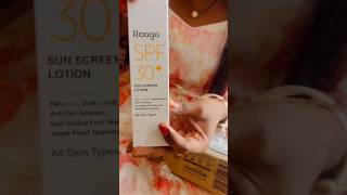 Raaga professional SPF30 SUN SCREEN LOTION🥰🥰 ALL SKIN TYPES 😍😍amazon technologylikeandsubscribe [upl. by Radferd707]