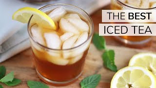 THE BEST ICED TEA  how to make cold brew iced tea [upl. by Ettigdirb473]