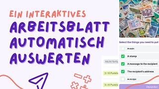 Ein digitales Arbeitsblatt automatisch verteilen und auswerten [upl. by Laoj]