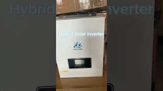 Hybrid inverter solar invertersMPPT controller solarinverter solarsystem solar solarenergy [upl. by Hedi320]