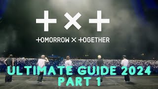 The Ultimate Guide to TXT 2024  PART 1  FIRST TIME REACTION [upl. by Trisa]