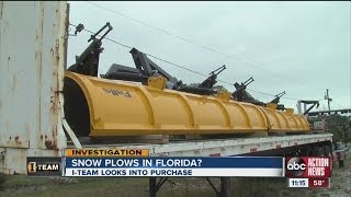 ITeam investigates snow plow purchase in Florida [upl. by Anelad]