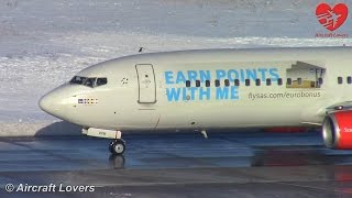 Eurobonus SAS B737 LNRPM  Germany BerlinTegel 291214 [upl. by Hsara654]