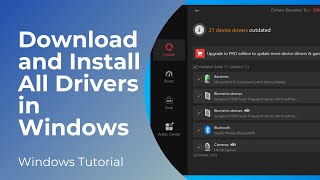 How to Download and Install All Drivers Automatically in Windows 1011 [upl. by Mrots]