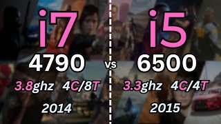 i7 4790 vs i5 6500 Tested in 14 Games 2024  1080p [upl. by Emelia]