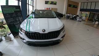 Skoda Kushaq Monte Carlo Candy White 1L TSI AT [upl. by Huskamp]