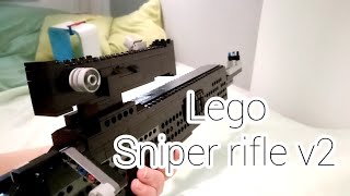 Lego sniper rifle v2 Working [upl. by Ihcalam]