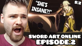 WHO IS SINON  Sword Art Online  Episode 2  SEASON 2  New Anime Fan  REACTION [upl. by Nnylyt208]