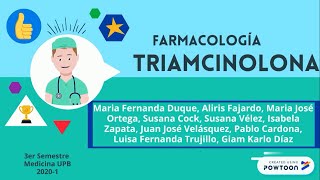 Triamcinolona Farmacología 20201 [upl. by Lodi152]