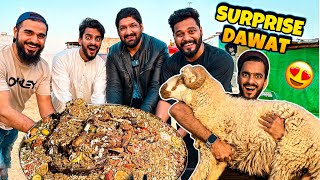 SAARE YOUTUBERS KI SURPRISE DAWAT KARDI 😍❤️  Mishkat Khan  Mustafa Hanif  Syed Fahad [upl. by Nerrot275]