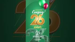 CoopegEscola Interativa  26 Anos [upl. by Idorb]