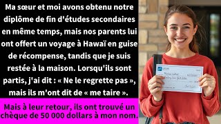 Ma sœur et moi avons obtenu notre diplôme de fin détudes secondaires en même temps [upl. by Aba941]