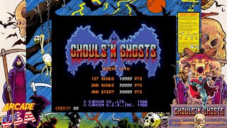 Ghouls N Ghosts Arcade  Capcom [upl. by Rolandson471]