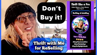 Crazy Thrift Lady ✨ Thrift with Me ▶ Professional Thrifting for Resale [upl. by Alit]