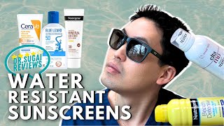 Dermatologist Reviews The Best WaterResistant Sunscreens [upl. by Zebaj]