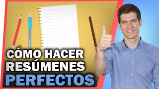 Cómo hacer RESÚMENES FÁCILES y Organizados Para ESTUDIAR MEJOR 10 Tips  Técnica Secreta [upl. by Ludie]