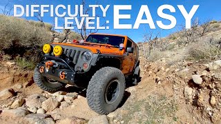 Easy Off Road Trail In Southern California For 4x4 Practice [upl. by Atekan]