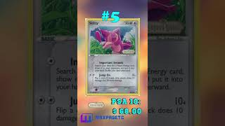 Top 5 Skitty Pokémon Cards tcgpokémonskitty [upl. by Hayyikaz314]