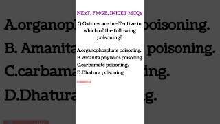 NExT  FMGE INICET NEET PG MCQS AND PYQS pharmacology nextexam neetpg fmge medicosQ [upl. by Arriaes]