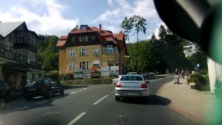 Driving in Poland Jelenia Góra to Karpacz June 2013 [upl. by Ynnelg323]