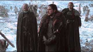 Jon amp Sansa meet with the Wildlings  Game of Thrones 6x07  HD 1080p [upl. by Joya]