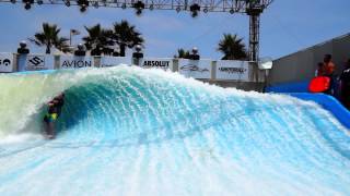 Flowrider Tour Contest on the Flow Barrel Wavehouse SD pt 3 [upl. by Ylrevaw]