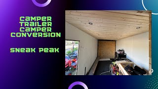 Cargo Trailer Camper Conversion Quick Update [upl. by Jahdal150]