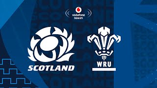 LIVE Scotland Women v Wales Women  The Vodafone Series [upl. by Yrennalf342]