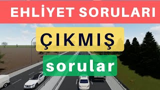 EHLİYET SINAV SORULARI 2024 OCAK OCAK ŞUBAT 2024 EHLİYET SINAV SORULARI [upl. by Aitropal]