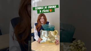 ÉCHANGE de CADEAUX à l’école🎁 cadeau faitmaison ecole [upl. by Surad]