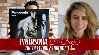 Panasonic ERGK60 Review  Best Body amp Intimates Trimmer for Men [upl. by Chafee933]