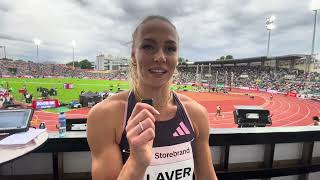 quotNot the Result I Want But a Good Startquot Lieke Klaver after 400m 4th Place at Oslo Diamond League [upl. by Arbuckle]