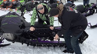 SnowRider TV  2019 Arctic Cat Mountain Cat Alpha One [upl. by Eecak]