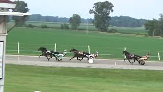 Nappanee Raceway 71324 Willie Borkholder Memorial FFA Pace Domelikethat wins in 1014 [upl. by Chipman]