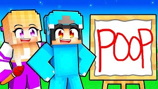 Minecraft SPEED DRAW With Crazy POPULAR Fan Girl [upl. by Idnor]