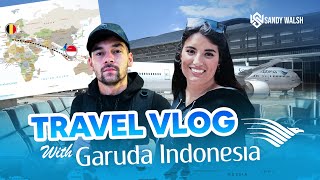 Travel vlog with Garuda Indonesia ✈️🇮🇩 [upl. by Ahsirt]