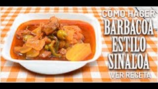 Como Hacer Barbacoa estilo Sinaloa [upl. by Zilla]