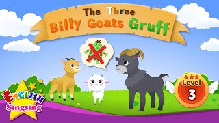 The Three Billy Goats Gruff Fairy tale  English Stories Reading Books [upl. by Aitekram]