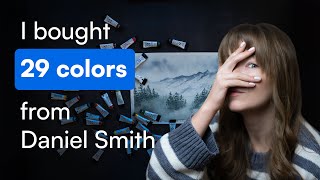 Investing in professional watercolors is it worth it  I bought 29 Daniel Smith pigments [upl. by Anirroc973]