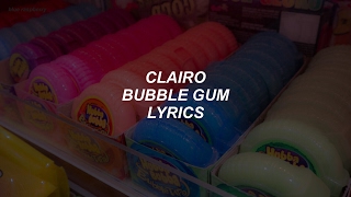 bubble gum  clairo lyrics [upl. by Geraldina322]