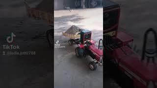 Mini trolley hydraulic system and subscribe massey farguson 385 compacttractor trailerparts [upl. by Emyaj629]