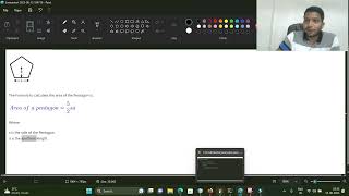Introduction  Pentagon  Area  Lecture 07 pentagon programming programming mptechonline logic [upl. by Yelkao125]