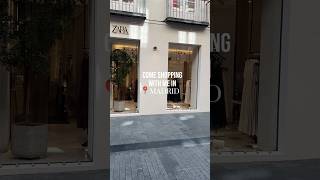 Shopping at the Zara in Madrid shoppingvlog zara [upl. by Timon]